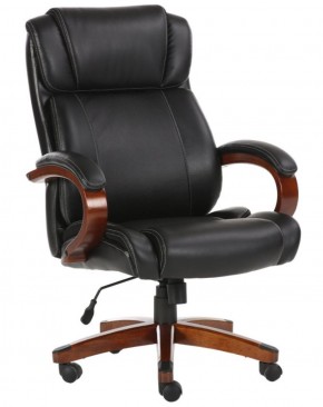 Кресло офисное BRABIX PREMIUM "Magnum EX-701" (дерево, рециклированная кожа, черное) 531827 в Губахе - gubaha.mebel-74.com | фото
