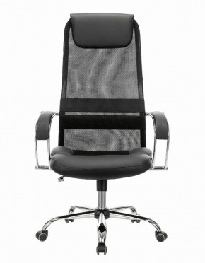 Кресло офисное BRABIX PREMIUM "Stalker EX-608 CH" (хром, ткань-сетка/кожзам, черное) 532091 в Губахе - gubaha.mebel-74.com | фото