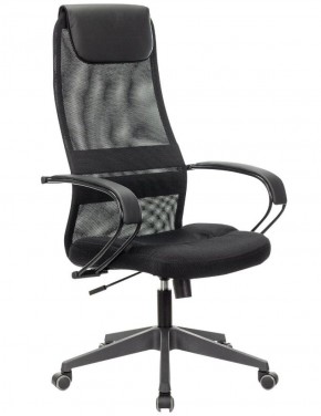 Кресло офисное BRABIX PREMIUM "Stalker EX-608 PL" (ткань-сетка/кожзам, черное) 532090 в Губахе - gubaha.mebel-74.com | фото