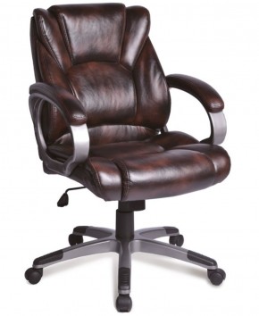 Кресло офисное BRABIX "Eldorado EX-504" (коричневое) 530875 в Губахе - gubaha.mebel-74.com | фото