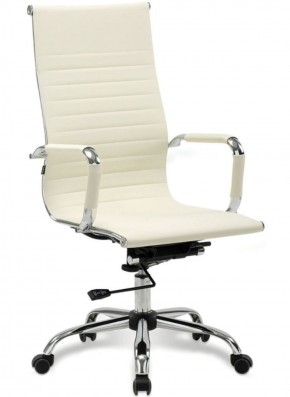 Кресло офисное BRABIX "Energy EX-509" (экокожа, хром, бежевое) 531166 в Губахе - gubaha.mebel-74.com | фото