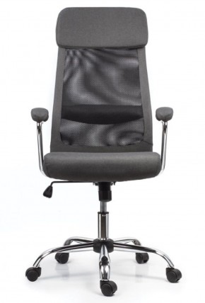 Кресло офисное BRABIX "Flight EX-540" (хром, ткань, сетка, серое) 531848 в Губахе - gubaha.mebel-74.com | фото
