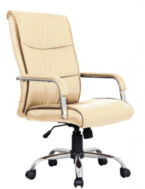 Кресло офисное BRABIX "Space EX-508" (экокожа, хром, бежевое) 531165 в Губахе - gubaha.mebel-74.com | фото