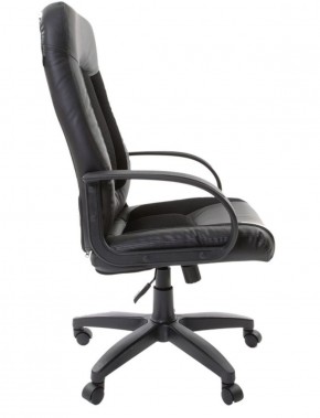 Кресло офисное BRABIX "Strike EX-525" (экокожа черная, ткань черная) 531381 в Губахе - gubaha.mebel-74.com | фото