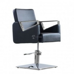 Кресло парикмахерское Barneo 6300V5 черное в Губахе - gubaha.mebel-74.com | фото