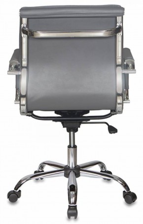Кресло руководителя Бюрократ CH-993-LOW/GREY серый в Губахе - gubaha.mebel-74.com | фото