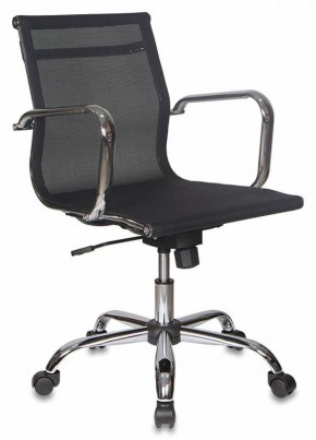 Кресло руководителя Бюрократ CH-993-LOW/M01 черный в Губахе - gubaha.mebel-74.com | фото