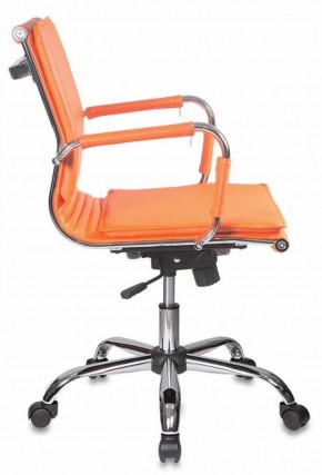 Кресло руководителя Бюрократ CH-993-LOW/ORANGE оранжевый в Губахе - gubaha.mebel-74.com | фото