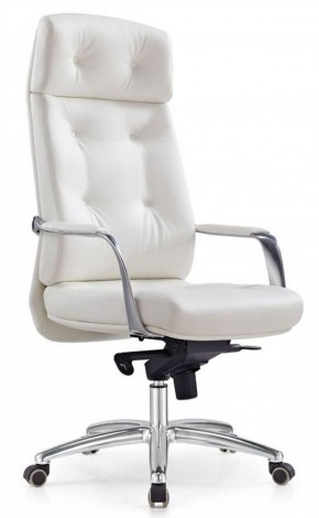 Кресло руководителя Бюрократ _DAO/WHITE белый в Губахе - gubaha.mebel-74.com | фото