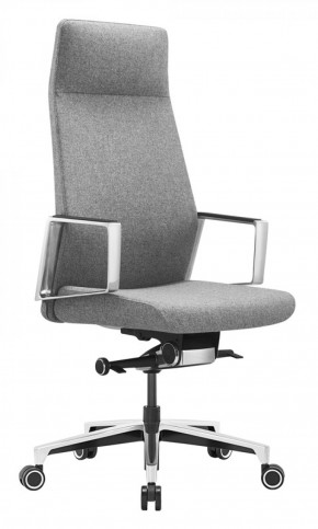 Кресло руководителя Бюрократ _JONS/CASHGREY серый в Губахе - gubaha.mebel-74.com | фото