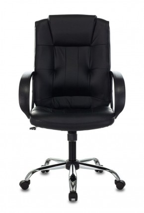 Кресло руководителя Бюрократ T-800N/BLACK черный в Губахе - gubaha.mebel-74.com | фото