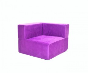 Кресло-угловое-модуль бескаркасное Тетрис 30 (Фиолетовый) в Губахе - gubaha.mebel-74.com | фото