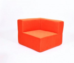 Кресло-угловое-модуль бескаркасное Тетрис 30 (Оранжевый) в Губахе - gubaha.mebel-74.com | фото