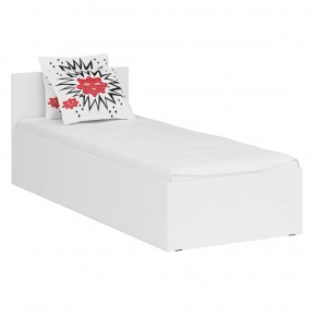 Кровать 0800 + Пенал Стандарт, цвет белый, ШхГхВ 83,5х203,5х70 + 45х52х200 см., сп.м. 800х2000 мм., без матраса, основание есть в Губахе - gubaha.mebel-74.com | фото