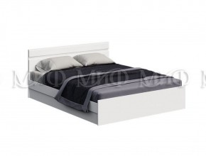 НЭНСИ NEW Кровать 1,4 м (Белый глянец холодный/Белый) в Губахе - gubaha.mebel-74.com | фото
