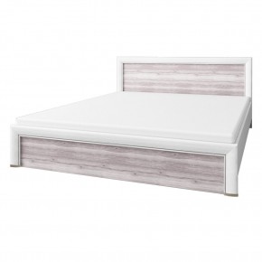 Кровать 160, OLIVIA, цвет вудлайн крем/дуб анкона в Губахе - gubaha.mebel-74.com | фото