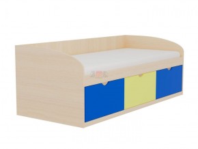 Кровать-8 одинарная с 3-мя ящиками (800*1900) ЛДСП в Губахе - gubaha.mebel-74.com | фото