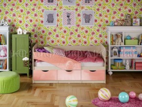 Кровать Бабочки (Розовый металлик) 1600 в Губахе - gubaha.mebel-74.com | фото