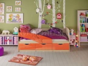 ДЕЛЬФИН Кровать 1800 (Оранжевый металлик) в Губахе - gubaha.mebel-74.com | фото