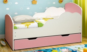 Кровать детская Облака №1 (700*1400) ЛДСП в Губахе - gubaha.mebel-74.com | фото