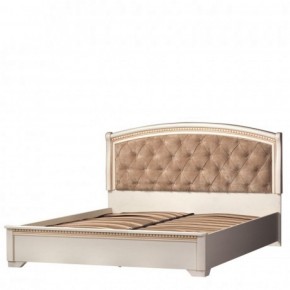 Кровать двойная №815 Парма кремовый белый (1800) в Губахе - gubaha.mebel-74.com | фото