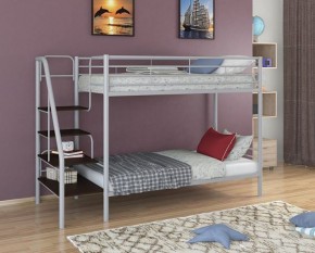 Кровать двухъярусная "Толедо" Серый/Венге в Губахе - gubaha.mebel-74.com | фото