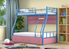 Кровать двухъярусная Радуга в Губахе - gubaha.mebel-74.com | фото