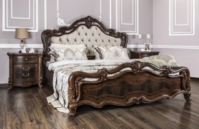 Кровать двуспальная Илона с мягким изголовьем (1800) караваджо в Губахе - gubaha.mebel-74.com | фото