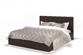 Кровать Элен 1600 + основание с ПМ (Лесмо brown) коричневый в Губахе - gubaha.mebel-74.com | фото