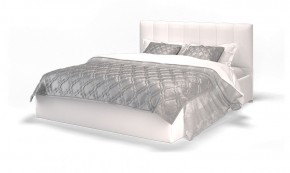 Кровать Элен 1600 + основание с ПМ (Vega white) белый в Губахе - gubaha.mebel-74.com | фото