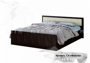 Кровать Фиеста 1400 LIGHT + Проложки LIGHT 1400 ДСП (Венге/Лоредо) в Губахе - gubaha.mebel-74.com | фото