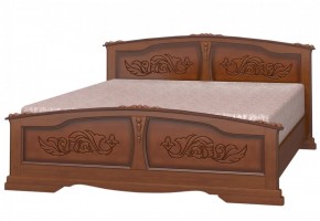 ЕЛЕНА Кровать из массива 1200 (Орех) в Губахе - gubaha.mebel-74.com | фото