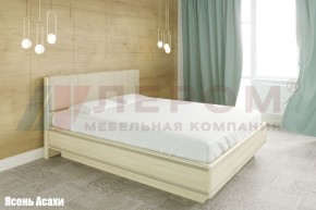 Кровать КР-1014 с мягким изголовьем в Губахе - gubaha.mebel-74.com | фото