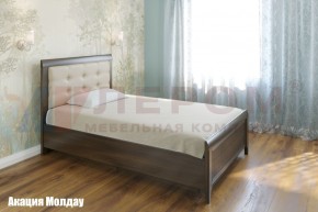 Кровать КР-1031 с мягким изголовьем в Губахе - gubaha.mebel-74.com | фото