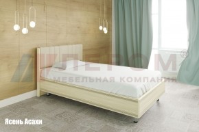 Кровать КР-2012 с мягким изголовьем в Губахе - gubaha.mebel-74.com | фото