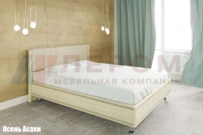 Кровать КР-2013 с мягким изголовьем в Губахе - gubaha.mebel-74.com | фото