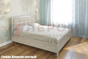 Кровать КР-2033 с мягким изголовьем в Губахе - gubaha.mebel-74.com | фото