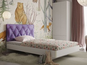 Кровать Милана (900) Каретная стяжка, на щитах в Губахе - gubaha.mebel-74.com | фото