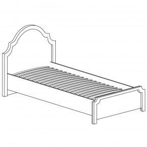 Кровать одинарная №414 Прованс в Губахе - gubaha.mebel-74.com | фото