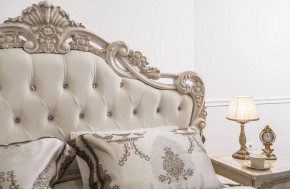 Кровать с мягким изголовьем Патрисия (1600) крем в Губахе - gubaha.mebel-74.com | фото