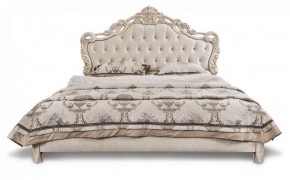Кровать с мягким изголовьем "Патрисия" с основанием (1800) крем в Губахе - gubaha.mebel-74.com | фото
