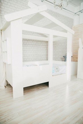 Кровать Теремок (800*1600) Без ящика/ступеньки в Губахе - gubaha.mebel-74.com | фото
