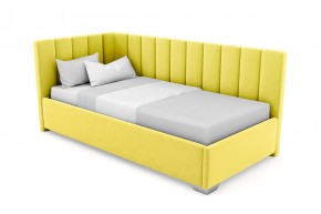 Кровать угловая Хлоя интерьерная +основание (90х200) в Губахе - gubaha.mebel-74.com | фото