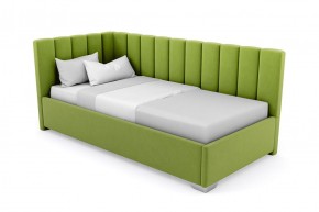 Кровать угловая Хлоя интерьерная +основание/ПМ/бельевое дно (80х200) в Губахе - gubaha.mebel-74.com | фото