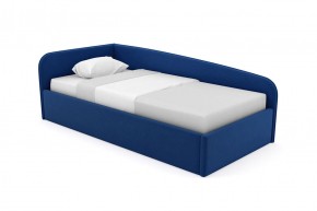 Кровать угловая Лэсли интерьерная +основание/ПМ/бельевое дно (90х200) в Губахе - gubaha.mebel-74.com | фото