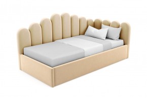 Кровать угловая Лилу интерьерная +основание/ПМ/бельевое дно (80х200) в Губахе - gubaha.mebel-74.com | фото