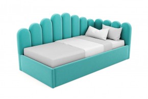 Кровать угловая Лилу интерьерная +основание/ПМ/бельевое дно (90х200) в Губахе - gubaha.mebel-74.com | фото