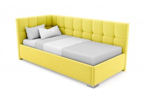 Кровать угловая Мия интерьерная +основание (90х200) в Губахе - gubaha.mebel-74.com | фото