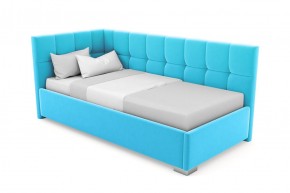 Кровать угловая Мия интерьерная +основание (90х200) в Губахе - gubaha.mebel-74.com | фото
