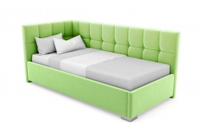 Кровать угловая Мия интерьерная +основание/ПМ/бельевое дно (80х200) в Губахе - gubaha.mebel-74.com | фото